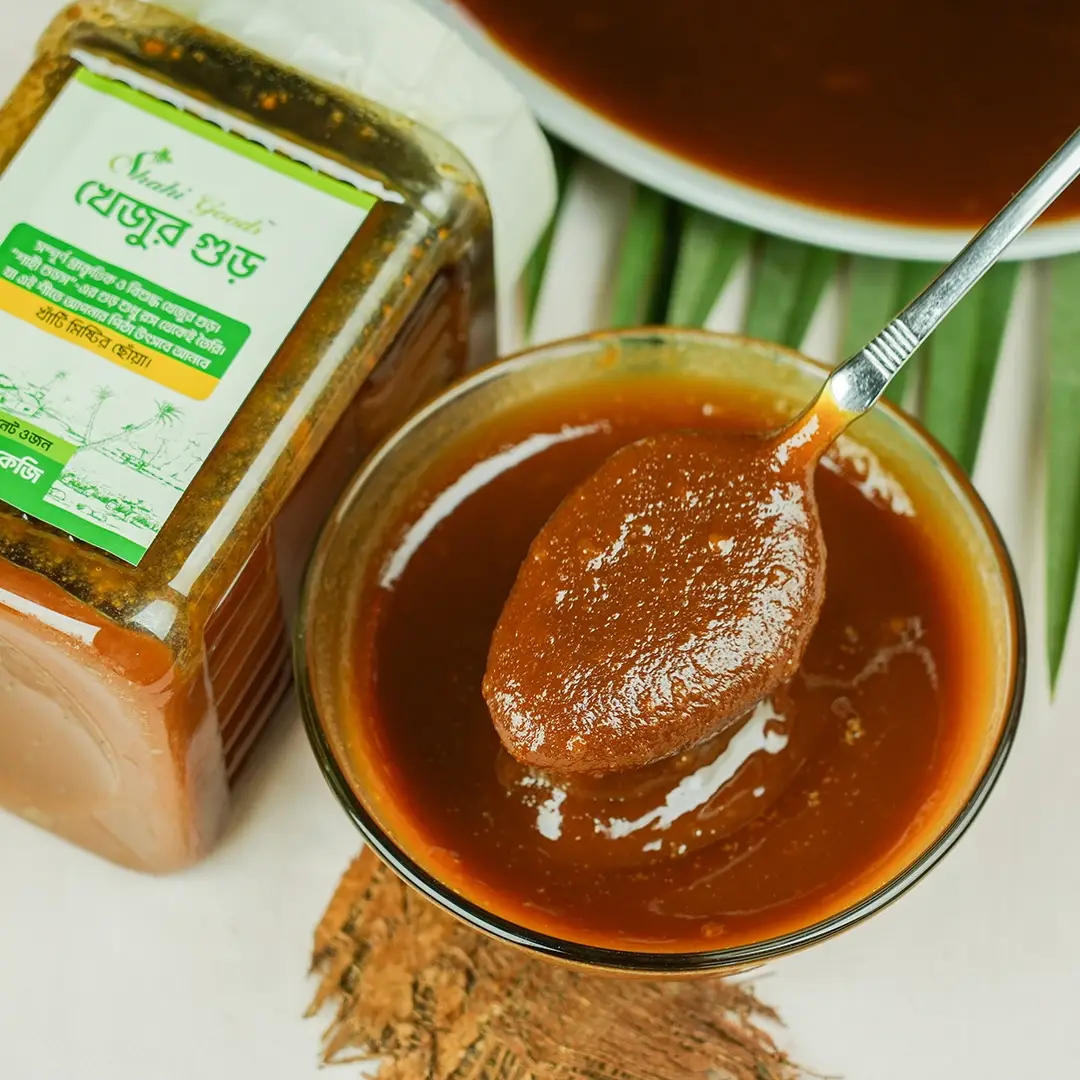 সিজনের ফ্রেশ ঝোলা/দানাদার খেজুর গুড় - ৩ কেজি অর্ডারে পাচ্ছেন ফ্রি ডেলিভারি! সিজনের ফ্রেশ ঝোলা/দানাদার খেজুর গুড় - ৩ কেজি অর্ডারে পাচ্ছেন ফ্রি ডেলিভারি!