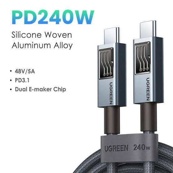 UGREEN US559 240W USB-C to USB-C Cable 1.5M 15367
