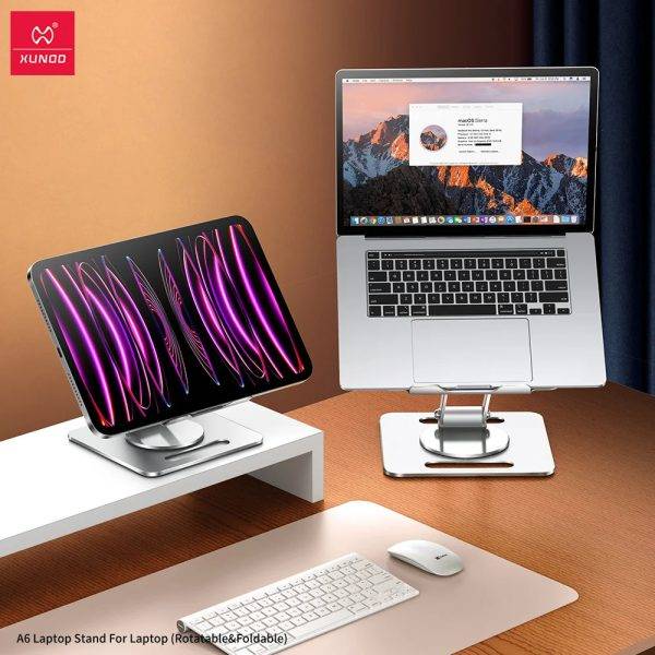 XUNDD A6 Rotatable and Foldable Adjustable Laptop Stand