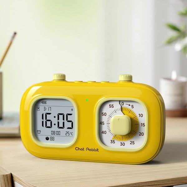 Chat Rabbit Dual Screen Thermometer Time Manager Chat Rabbit Dual Screen Thermometer Time Manager