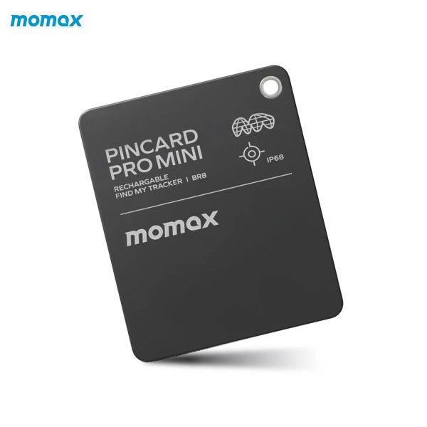Momax PinCard Pro Mini Rechargeable Bluetooth Find My Tracker