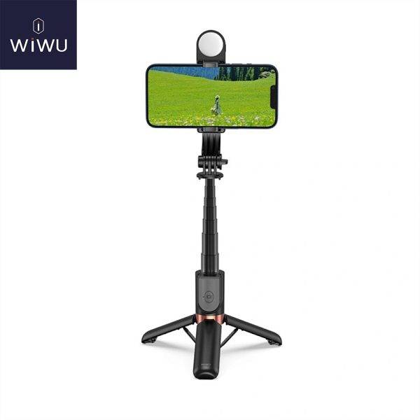 WIWU WI-SE011 Mini Selfie Stick with Built-in Light for Enhanced Photography WIWU WI-SE011 Mini Selfie Stick with Built-in Light for Enhanced Photography