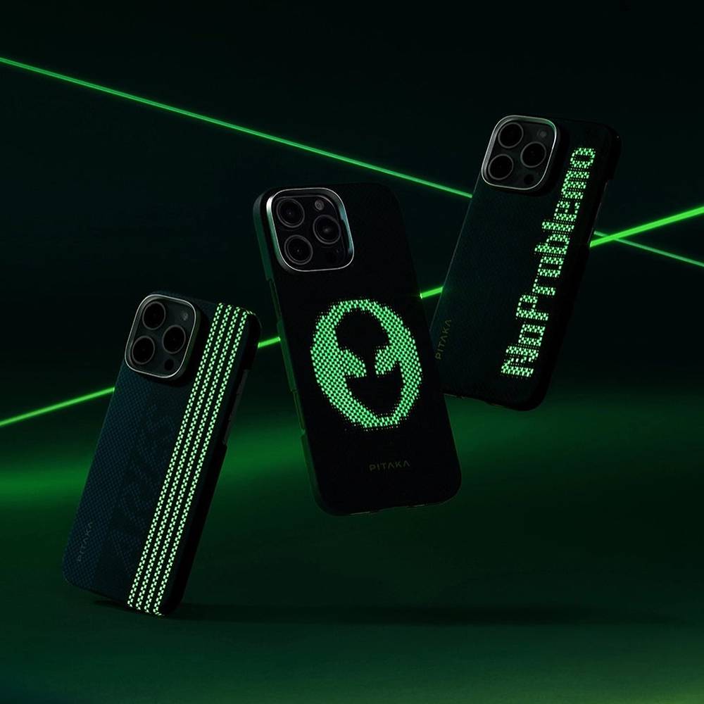 Pitaka Aries Tactile Woven Case for iPhone 16 Pro Max -Alien