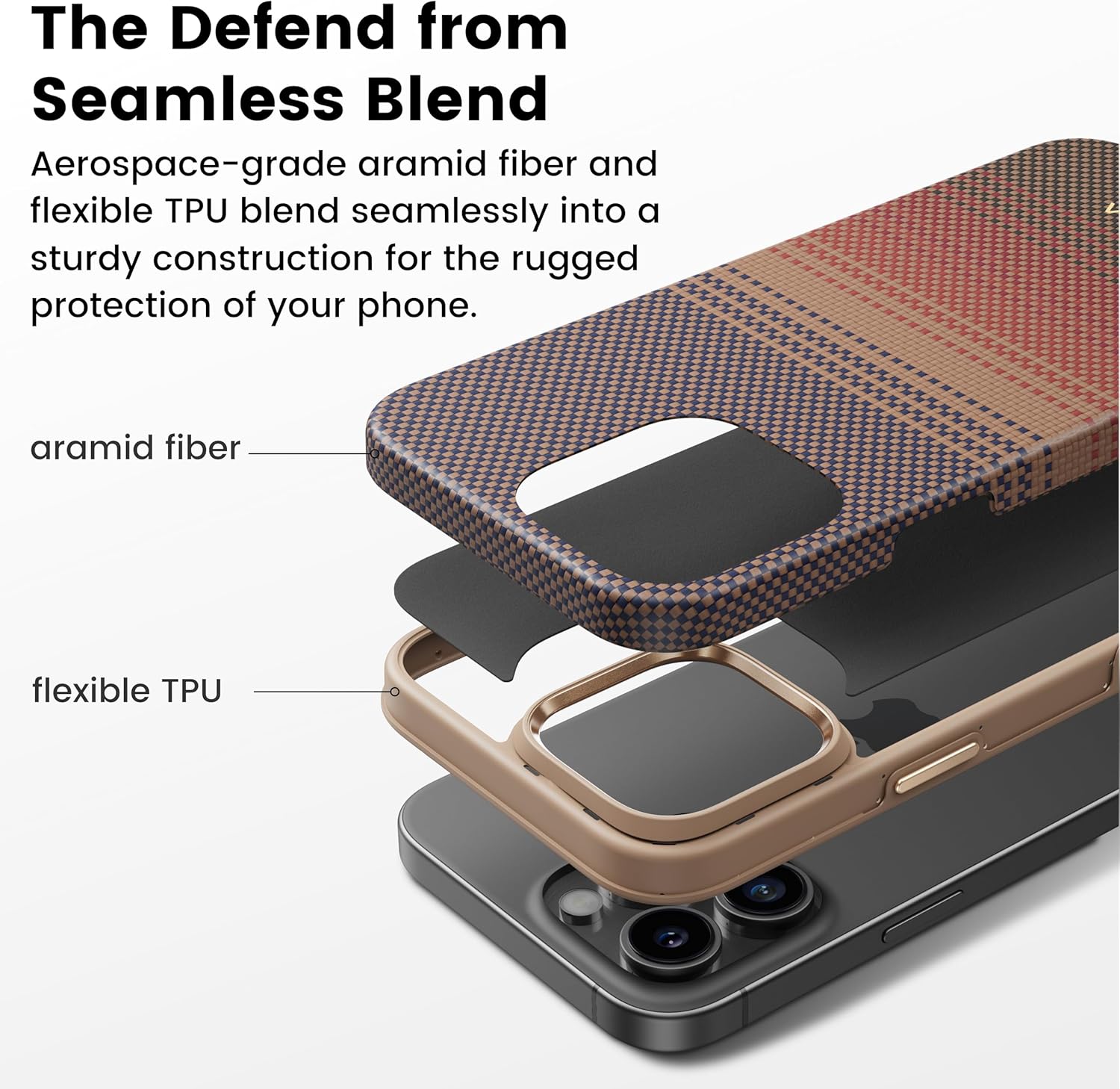Pitaka Sunset Military-Grade Protective Case for iPhone 16 Pro