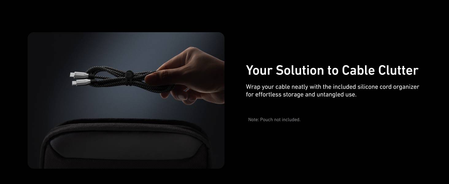Anker Prime 240W USB-C to USB-C Cable 3ft Upcycled Nylon 100-Year Durability