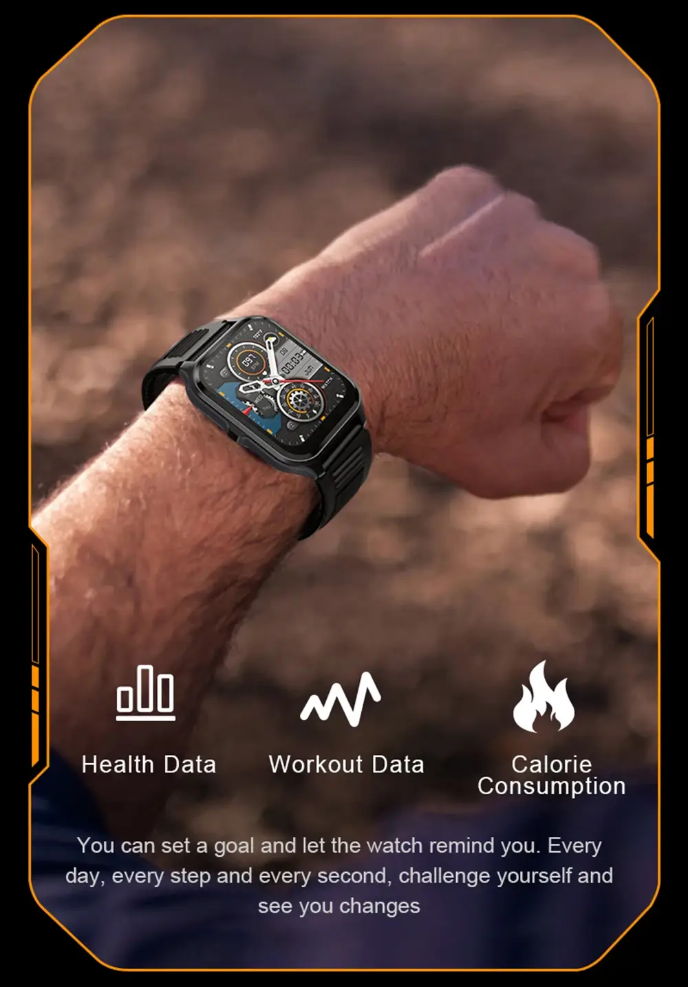 COLMI P73 Military-Grade Bluetooth Calling Smartwatch