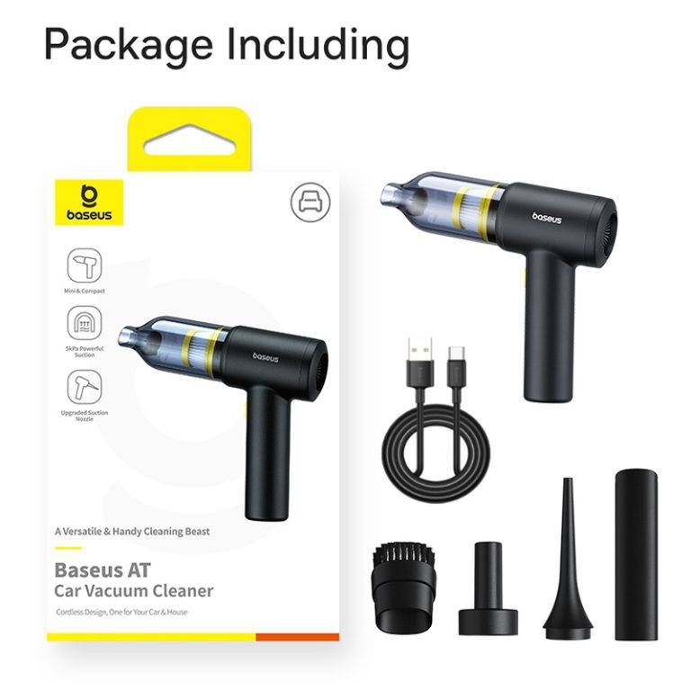Baseus AT Portable High-Power Car Vacuum Cleaner