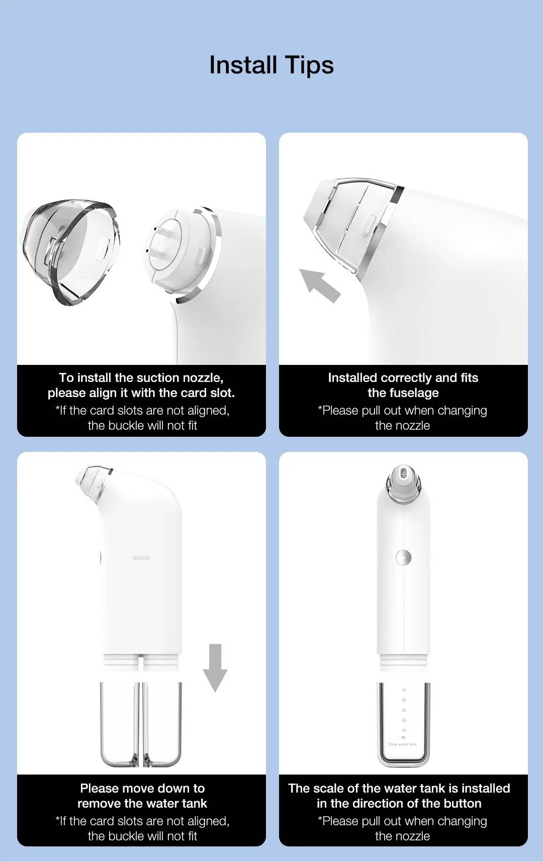 Xiaomi DOCO Ultra-Micro Bubble Pore Vacuum Blackhead Remover