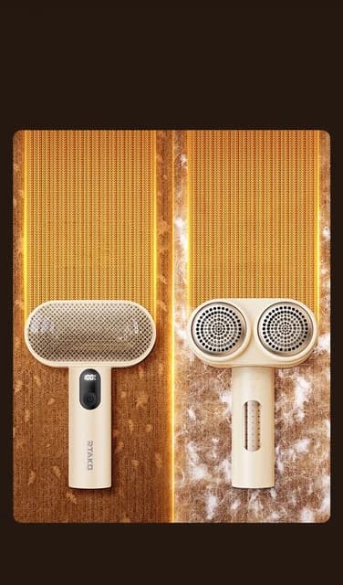 RTAKO Portable Electric Lint Remover Double-Headed Cordless Fabric Shaver for Clothes & Sweaters