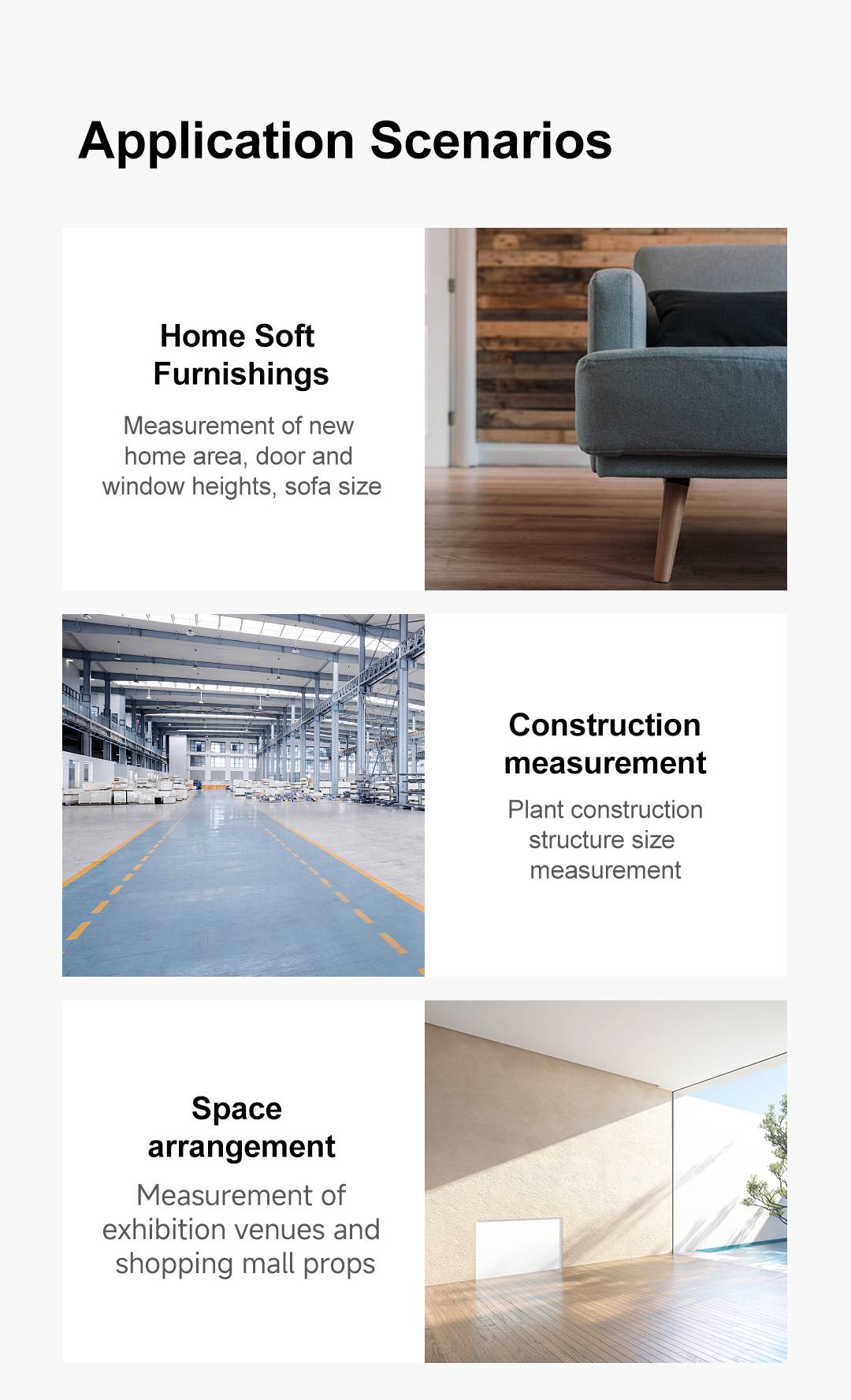 ATUMAN LS3 60M Laser Rangefinder Fast & Precise Distance, Area, and Volume Measurement