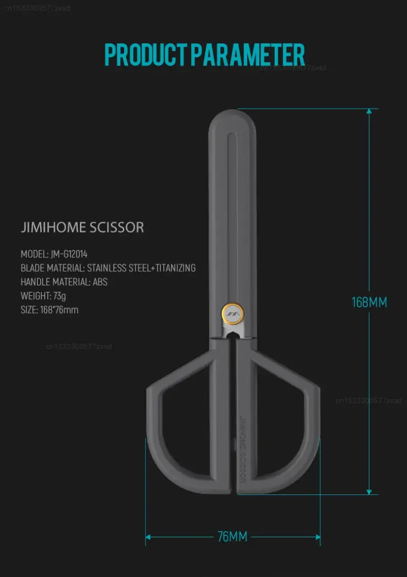 JIMIHOME Stainless Steel Scissors