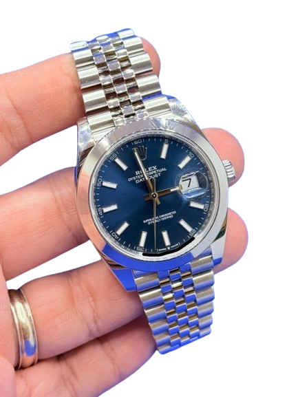 Rolex 126300 Datejust 41 Blue Dial Jubilee Bracelet Brand New 09/2025