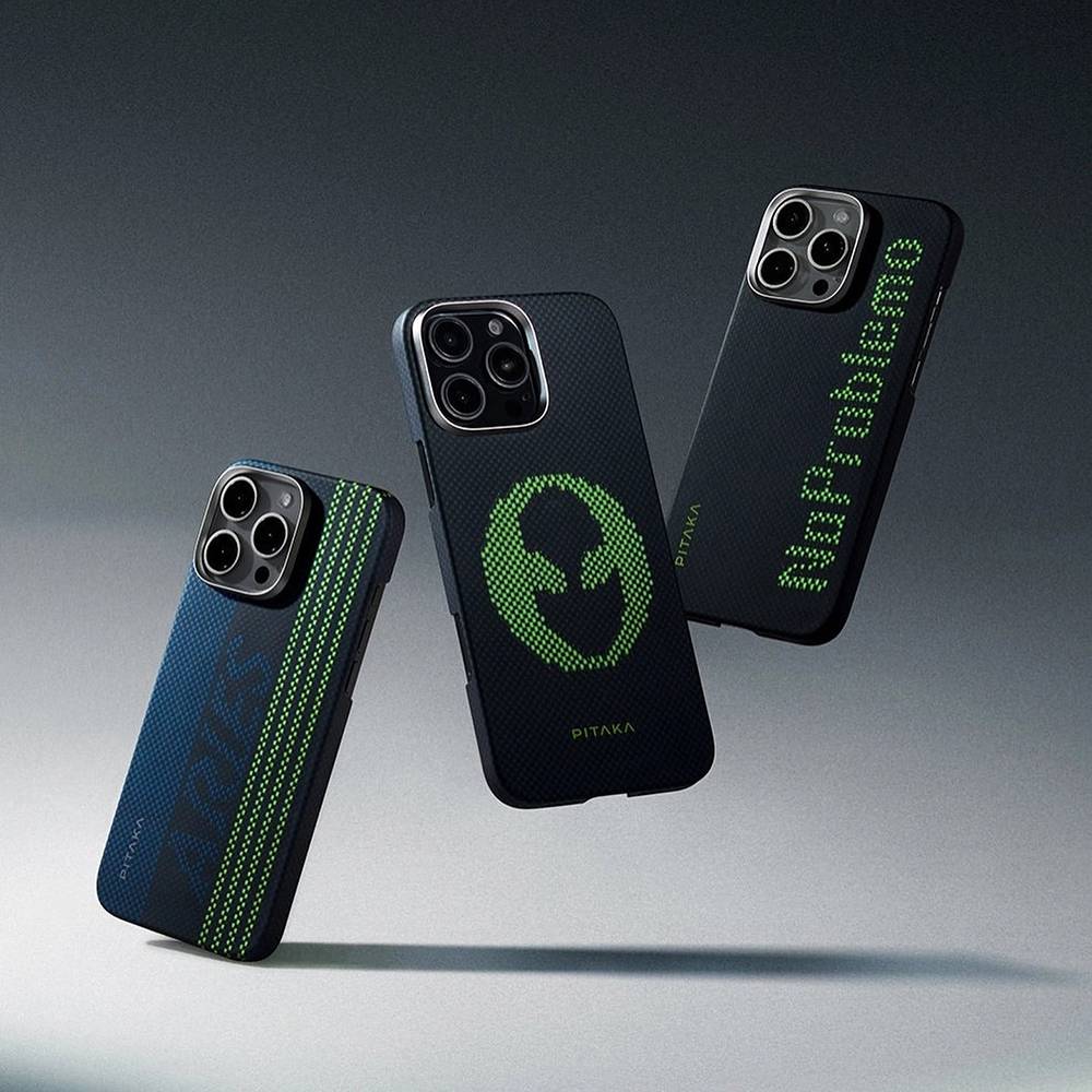 Pitaka Aries Tactile Woven Case for iPhone 16 Pro -Alien
