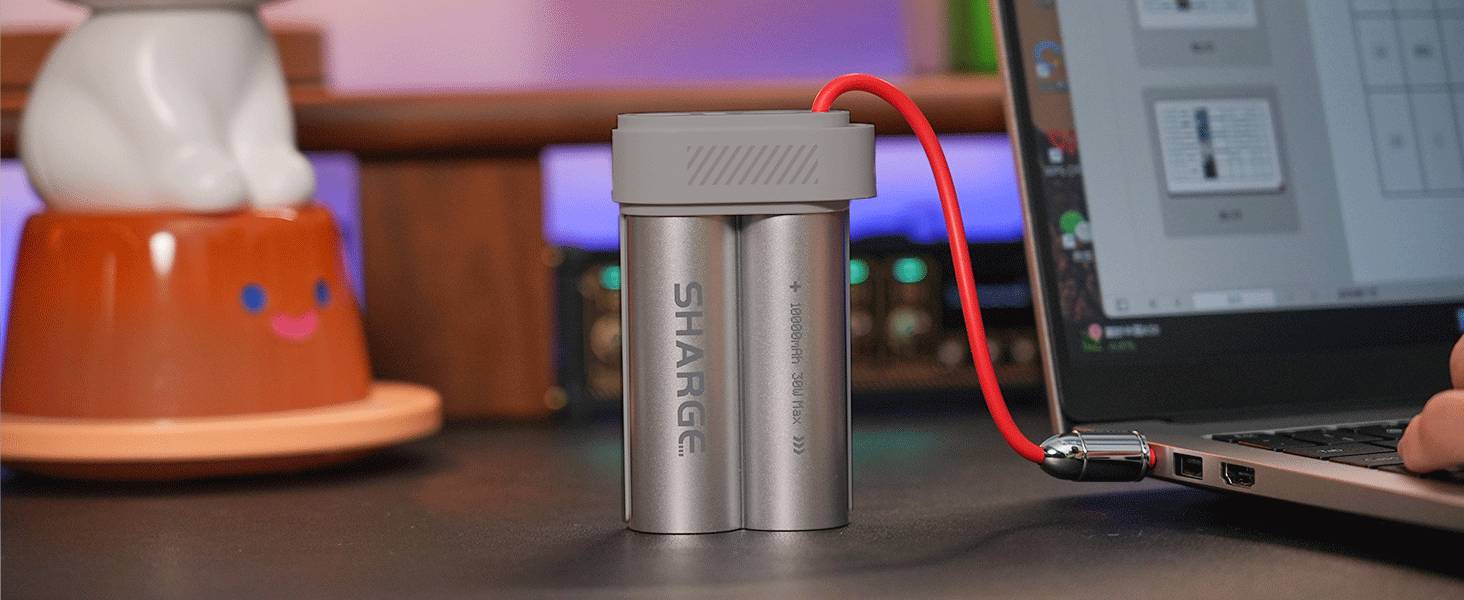 SHARGE Pouch Mini 10000mAh 30W PD Fast Charging Power Bank 