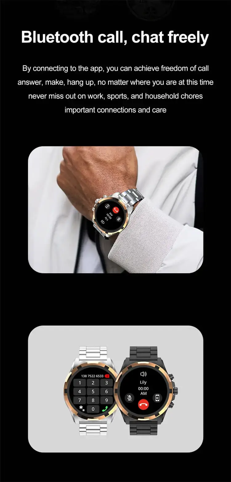 Valdus VS43 Pro AMOLED Bluetooth Calling Smartwatch