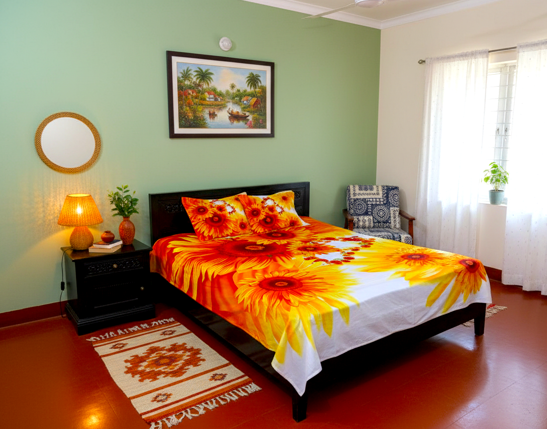 100% Twill Cotton King Size Bedsheet 100% Twill Cotton King Size Bedsheet