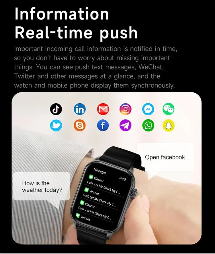 Valdus VS40 Pro AMOLED Smartwatch with Bluetooth Calling & Built-in Flashlight