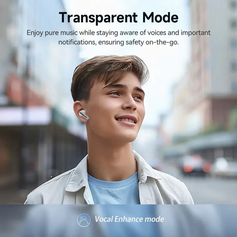 QCY N50 MeloBuds 2 45dB Adaptive Noise-Canceling Wireless Earbuds