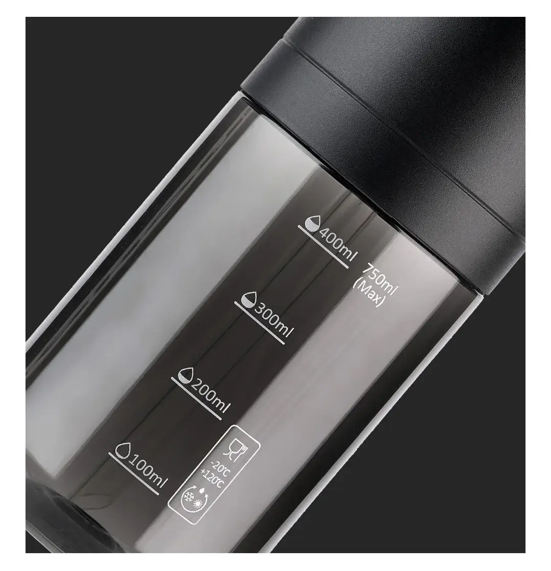 Huohou 750ml Motivational Leak-Proof Reusable Water Bottle for Sports & Fitness