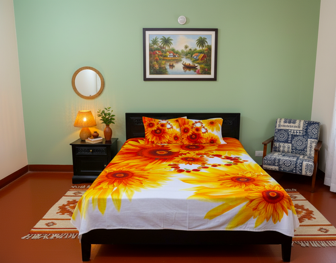 100% Twill Cotton King Size Bedsheet 100% Twill Cotton King Size Bedsheet