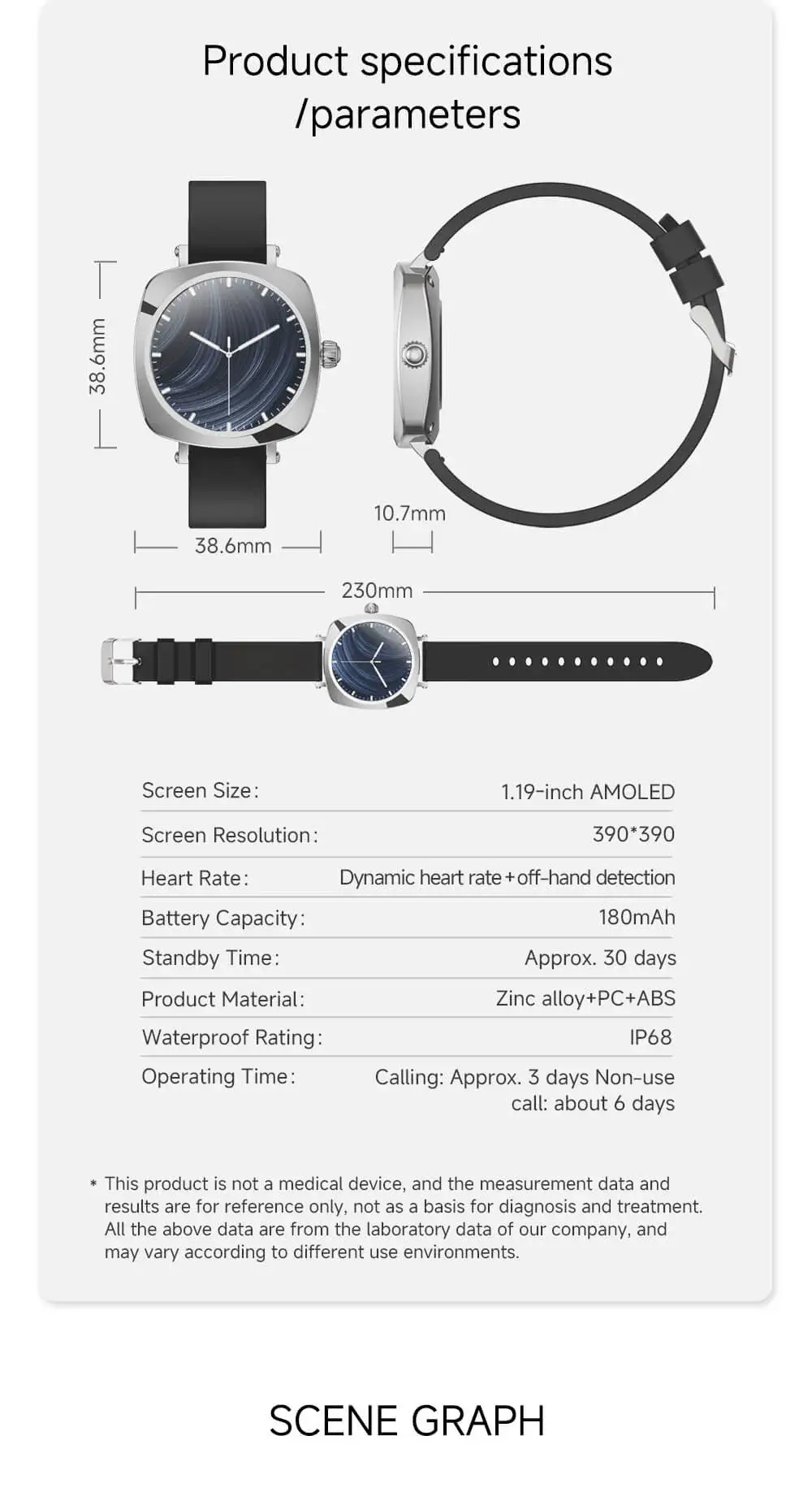 Valdus VL40 Pro Ultra-Slim AMOLED Ladies Smart Watch