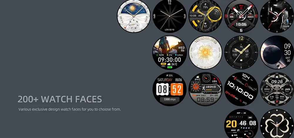 YES Trail GPS AMOLED BT Calling Smartwatch