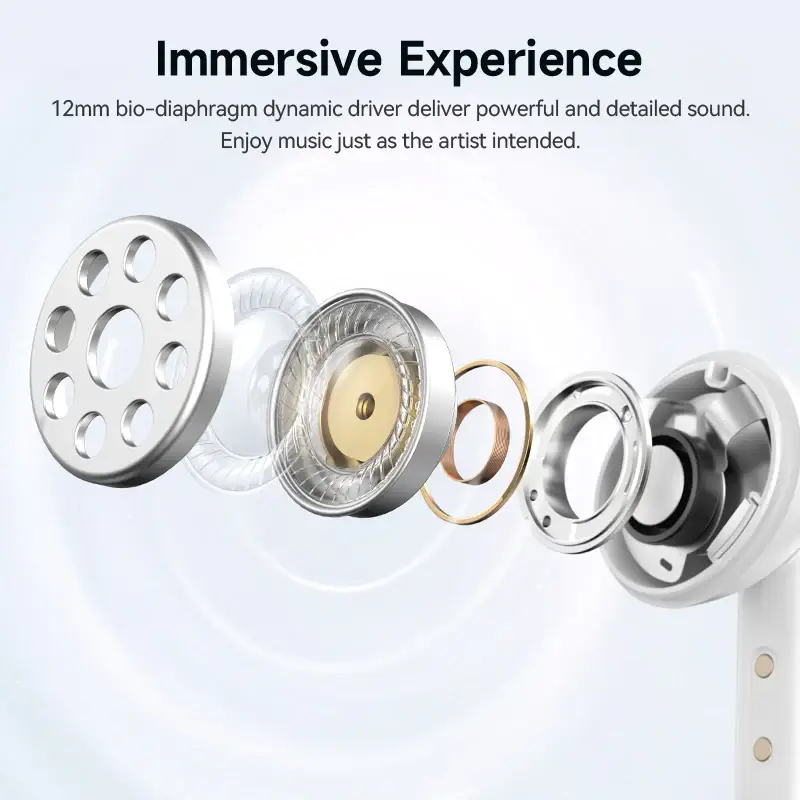 QCY N50 MeloBuds 2 45dB Adaptive Noise-Canceling Wireless Earbuds