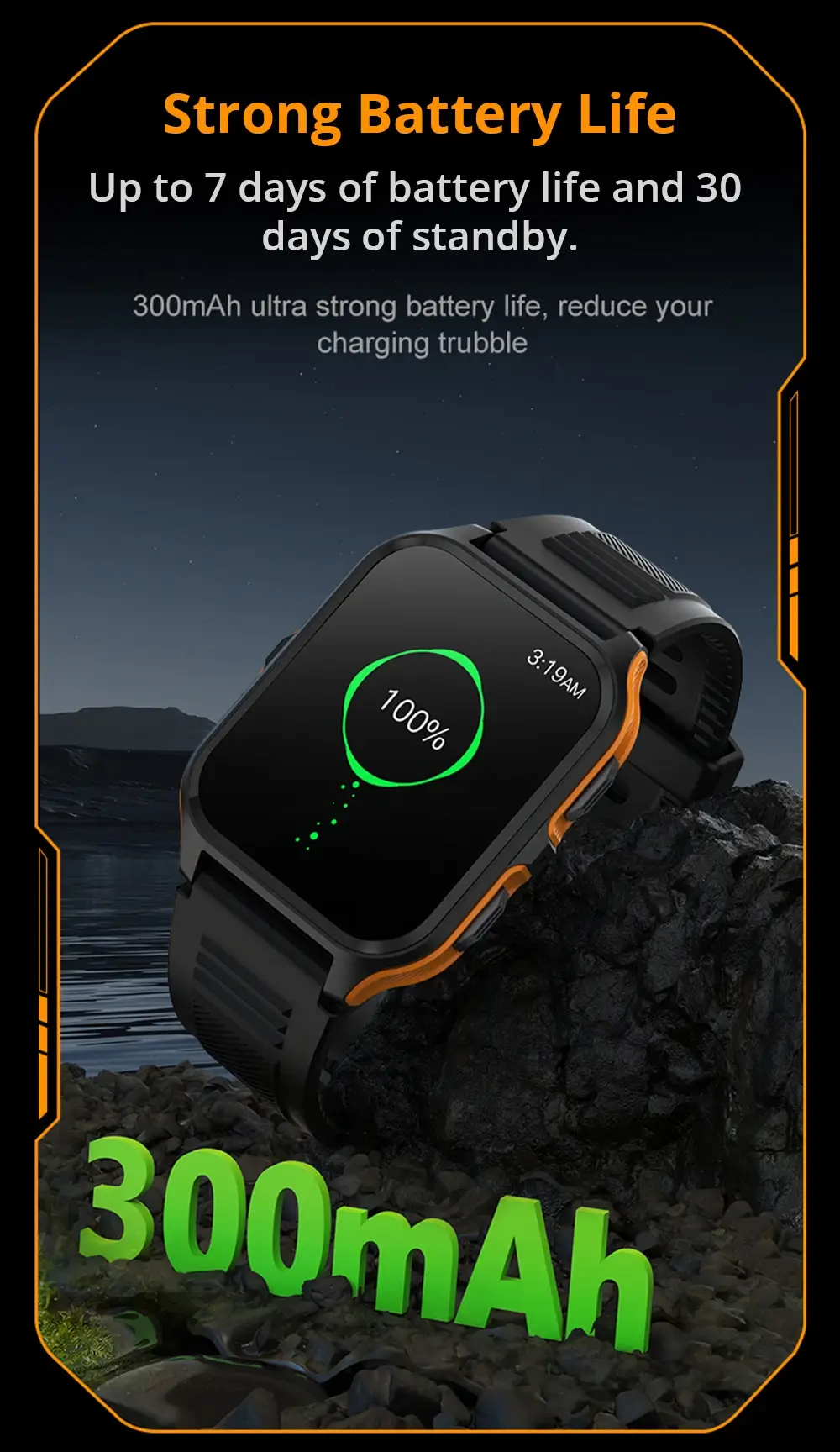 COLMI P73 Military-Grade Bluetooth Calling Smartwatch