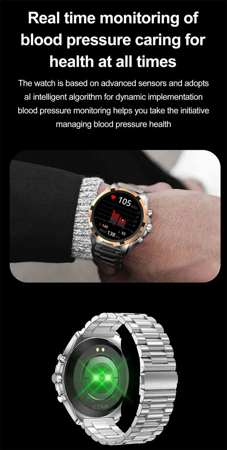 Valdus VS43 Pro AMOLED Bluetooth Calling Smartwatch