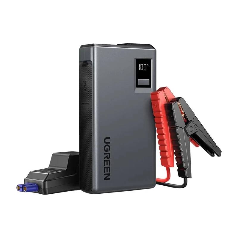 UGREEN 12000mAh 600A Car Jump Starter Power Bank with Digital Screen and LED Light UGREEN 12000mAh 600A Car Jump Starter Power Bank with Digital Screen and LED Light