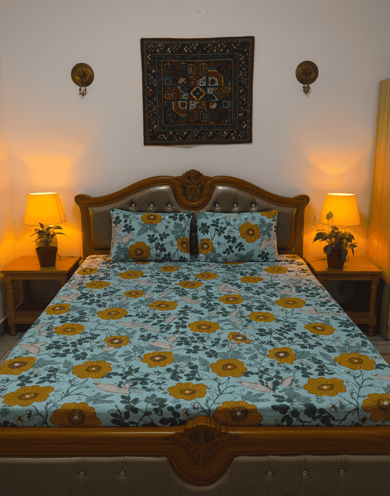 Luxury Export Quality King Size Bedsheet