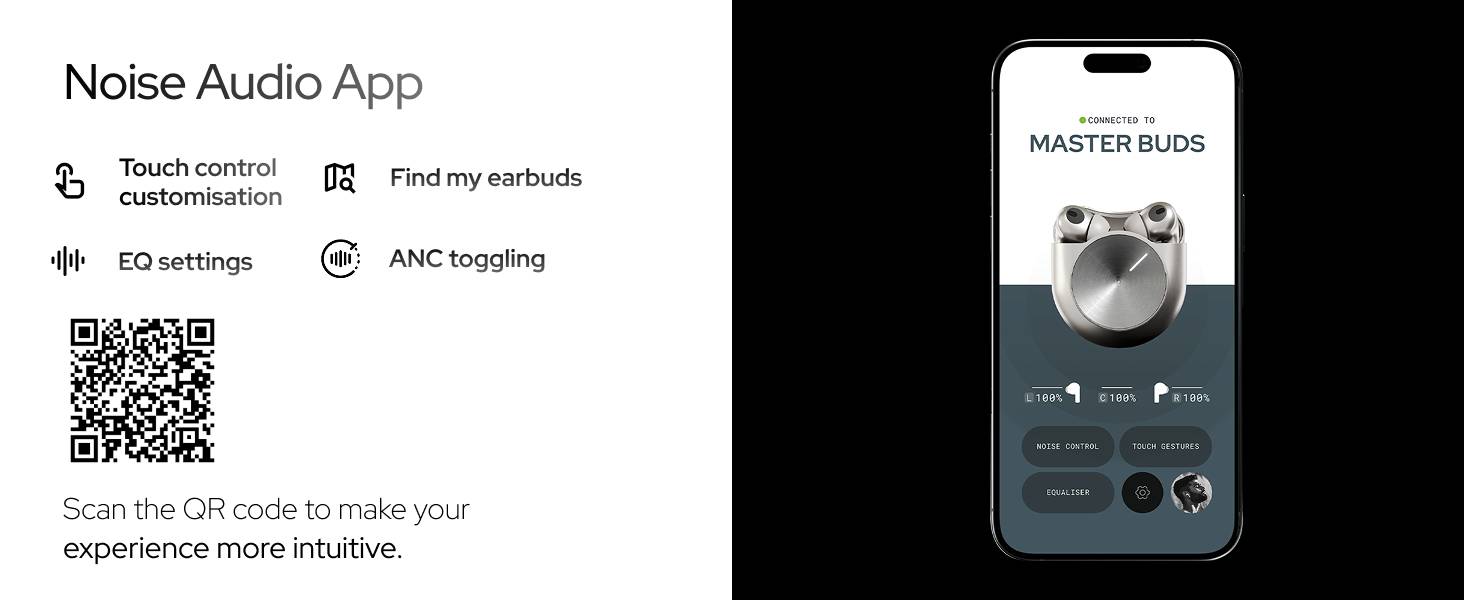 Noise Master Buds by BOSE 49dB ANC 6-Mic ENC & Spatial Audio