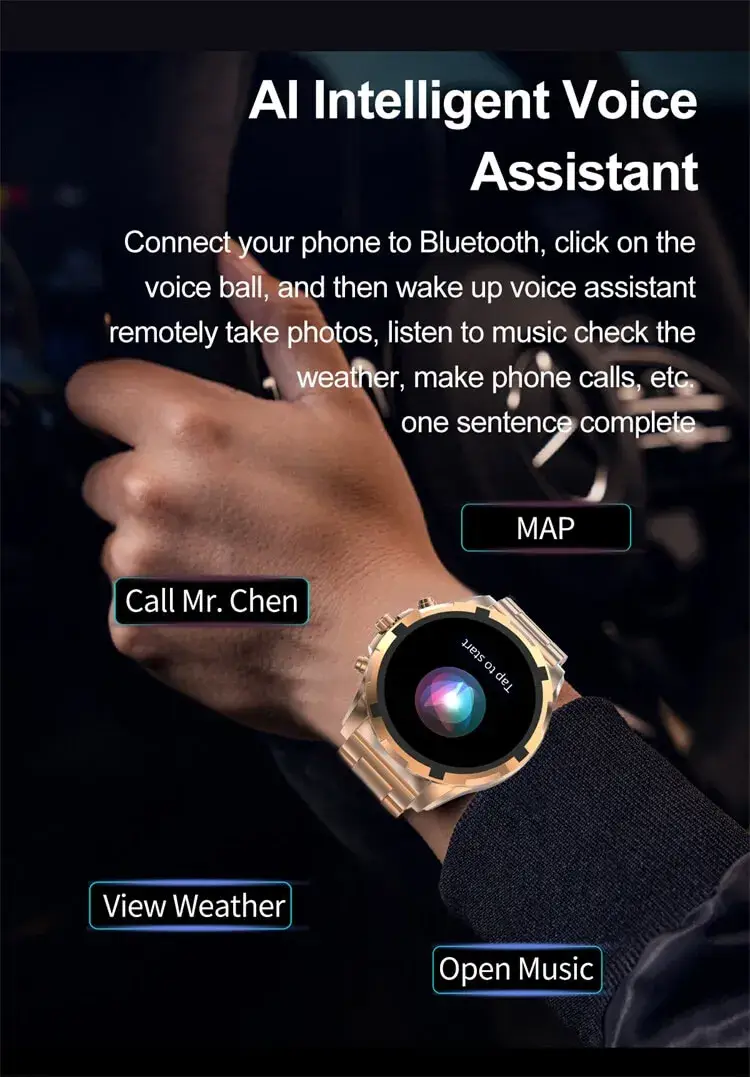 Valdus VS43 Pro AMOLED Bluetooth Calling Smartwatch