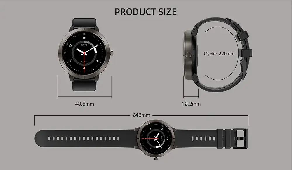YES Trail GPS AMOLED BT Calling Smartwatch