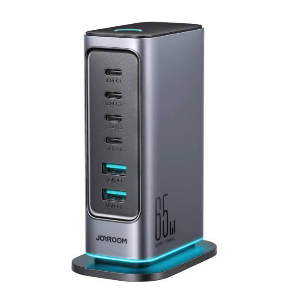 Joyroom JR-TCM02 65W 6-in-1 Multi-Port Fast Charger