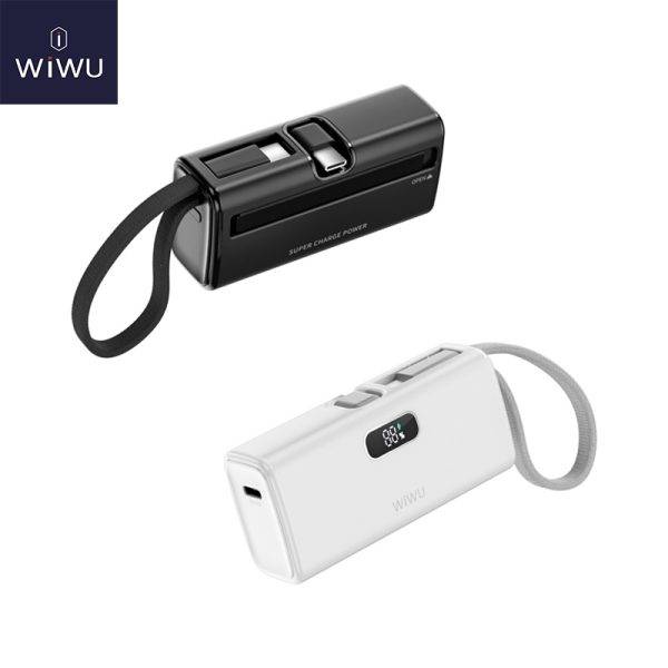 WIWU Wi-P044 Espresso 5000mAh Mini USB-C Power Bank Compact & Fast Charging WIWU Wi-P044 Espresso 5000mAh Mini USB-C Power Bank Compact & Fast Charging
