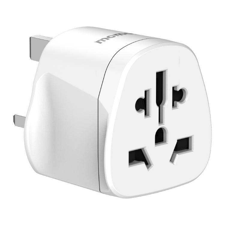 Momax UA13 1-World 2500W Global Adapter Socket UK & EU Plug