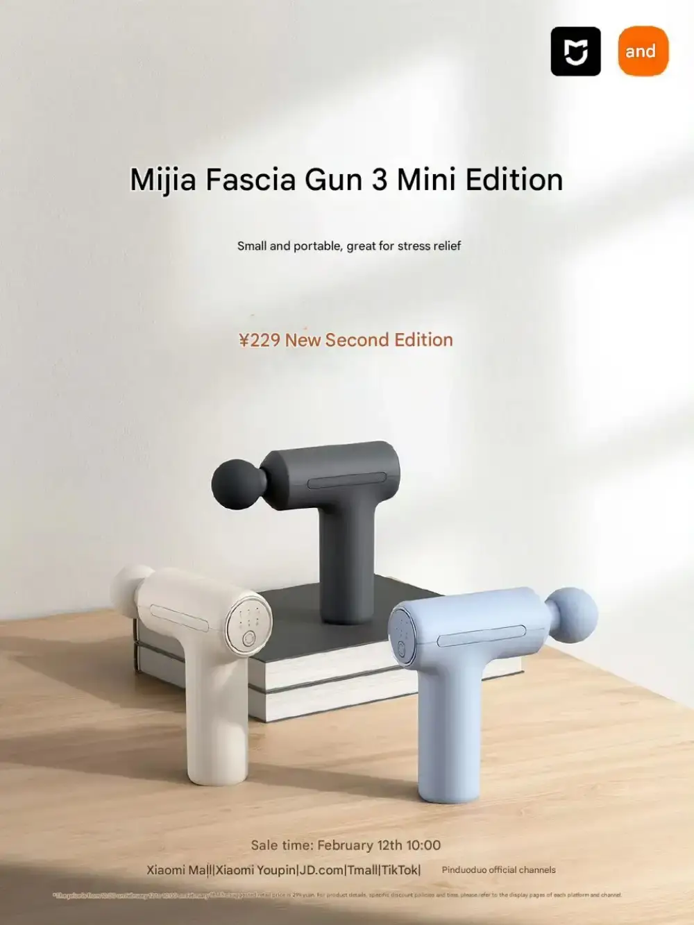 Xiaomi Mijia Fascia Gun 3 Deep Tissue Muscle Massage Gun 