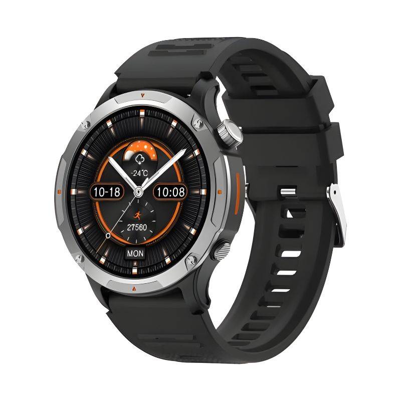 KFI GTR Rugged Type 1.43’’ HD Amoled Display Dual Strap Bluetooth Calling Smartwatch