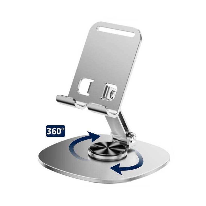 JELLICO PH33 360° Rotatable Metal Desktop Phone Holder