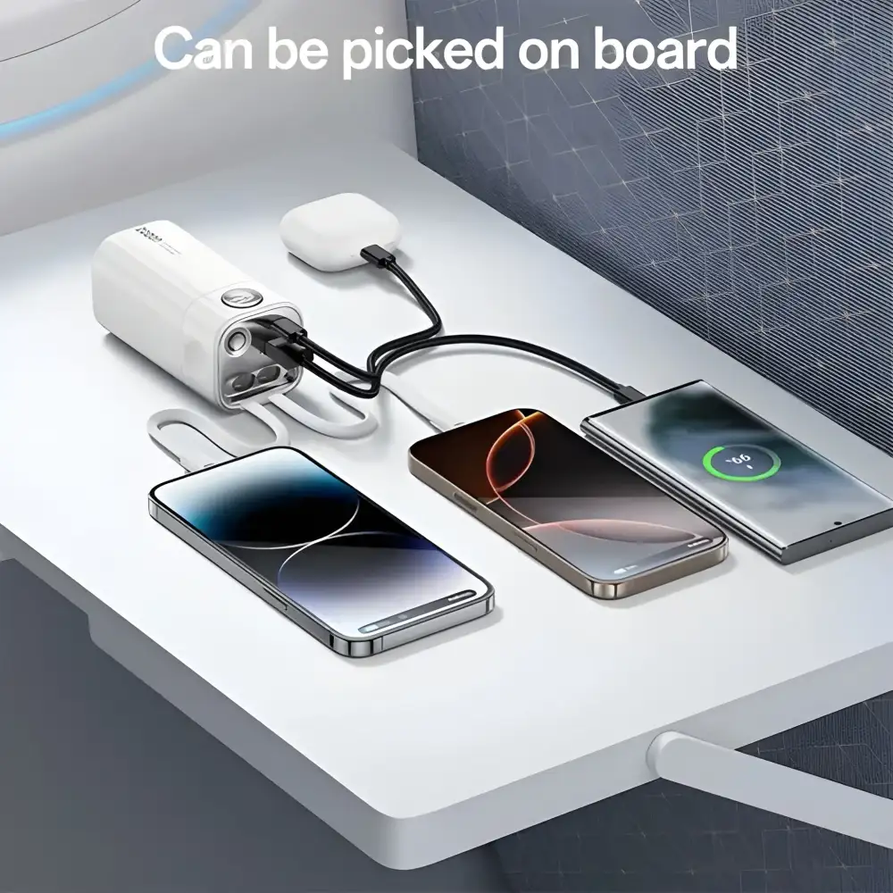 XUNDD XDPB-W009 PD35W 20000mAh Dual Cable Power Bank