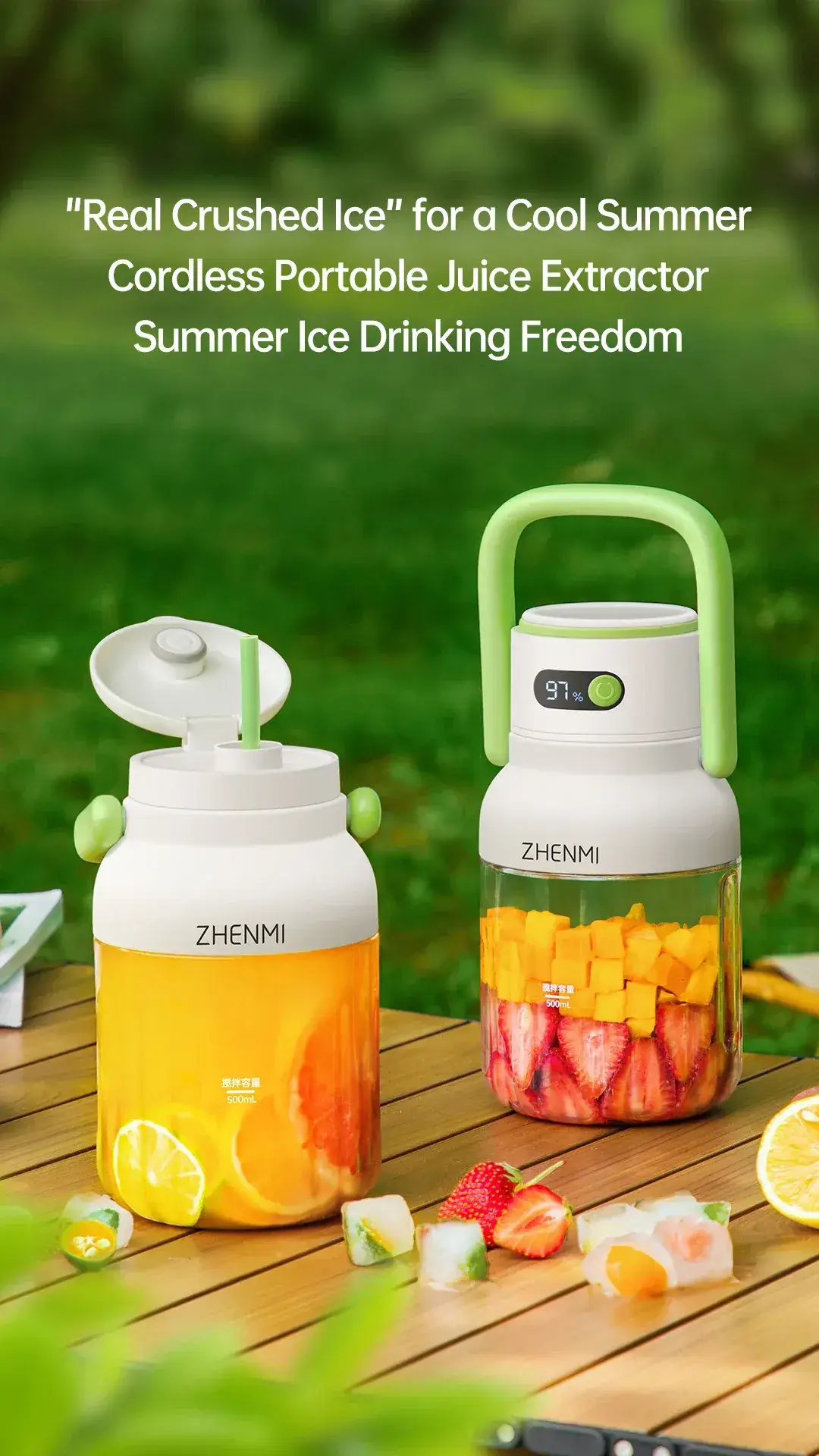 Zhenmi ZMGZ-J15 Large Capacity Portable Juicer