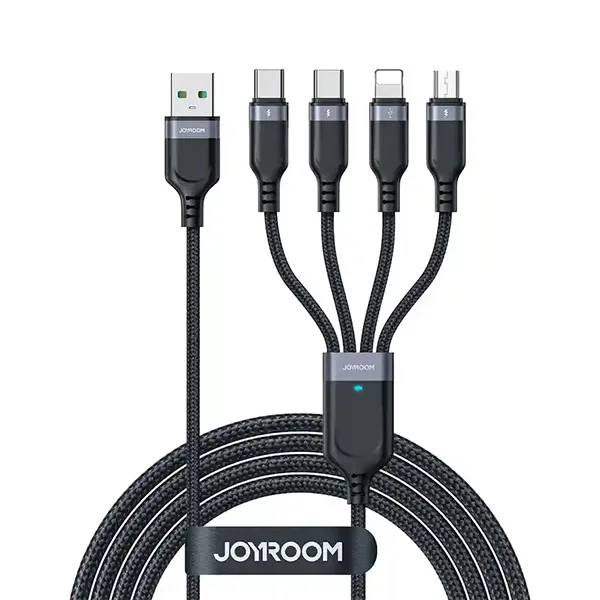 Joyroom S-A18 Multi-Use Series 4-in-1 Fast Charging Data Cable 1.2m Joyroom S-A18 Multi-Use Series 4-in-1 Fast Charging Data Cable 1.2m