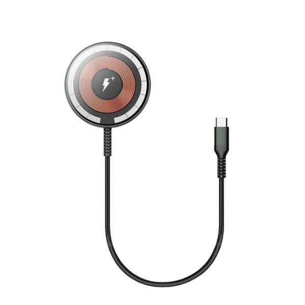 WiWU M14 Transparent Magnetic Wireless Charging Stand with LED Indicator WiWU M14 Transparent Magnetic Wireless Charging Stand with LED Indicator