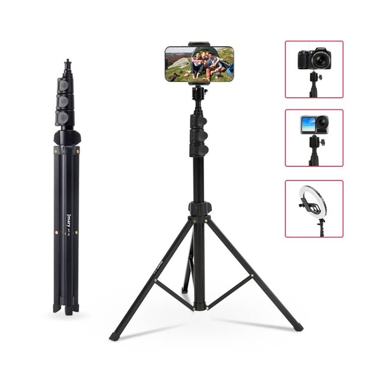 Jmary MT38 Heavy-Duty Extendable Aluminum Tripod Stand Lightweight & Adjustable Jmary MT38 Heavy-Duty Extendable Aluminum Tripod Stand Lightweight & Adjustable