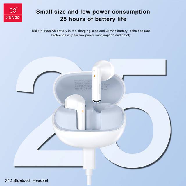 XUNDD X42 Dual-Mic ENC Wireless Bluetooth Earphones