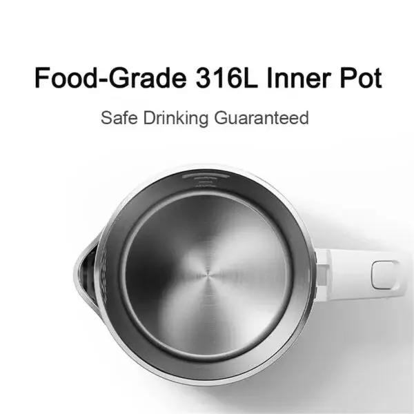 Xiaomi Mijia Electric Kettle 3 1.7L Fast-Boil Stainless Steel Smart Safety Kettle