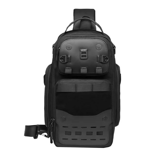 Ozuko 9659 Lightweight Waterproof Anti-Theft Chest & Shoulder Messenger Crossbody Bag