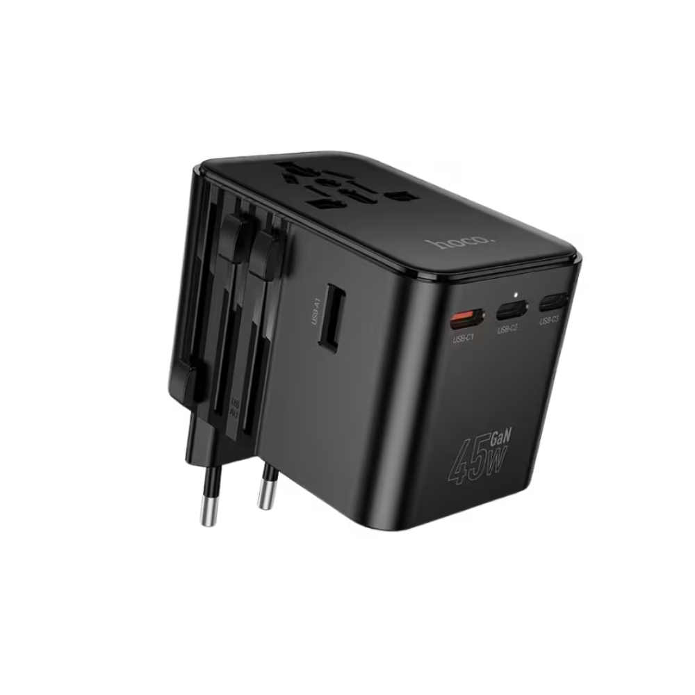 Hoco AC32 45W USB-C PD Global Universal Travel Adapter