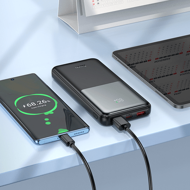 HOCO J136 10000mAh Power Bank 20W PD Type-C & 22.5W QC USB-A Fast Charging LED Digital Display